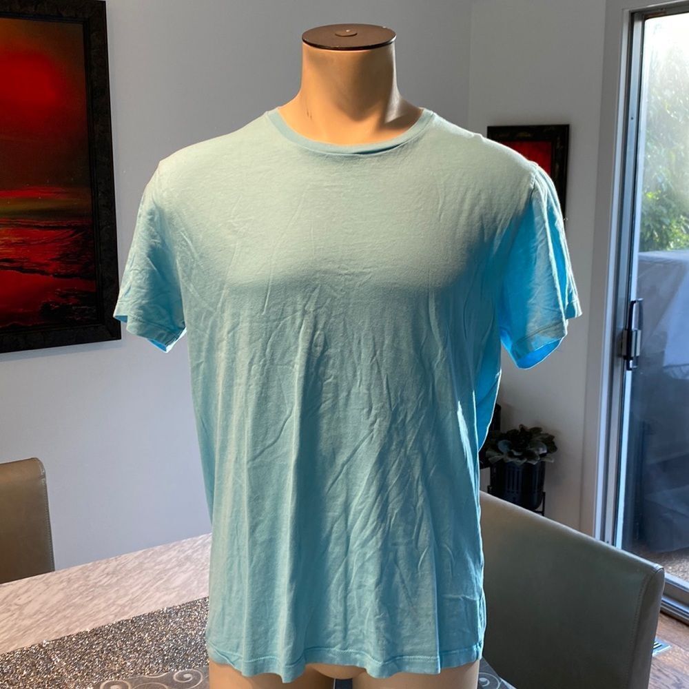 J Crew Large Washed Short Sleeve Shirt